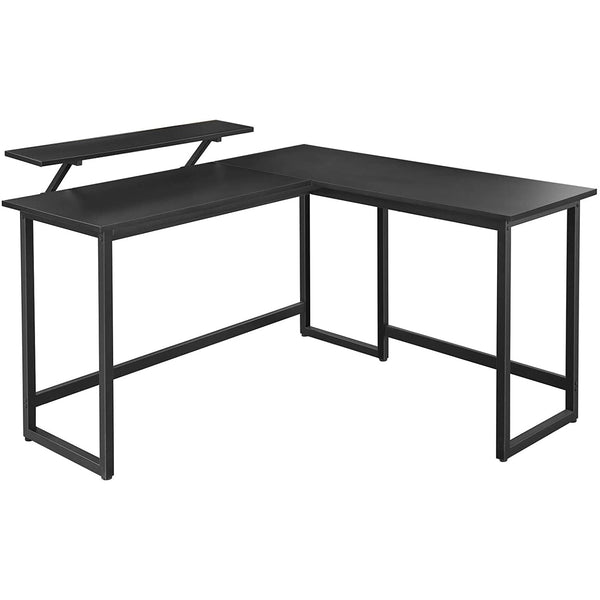 Rohový písací stôl, počítačový stôl v tvare L, 140 x 130 x 89 cm-Vashome.sk
