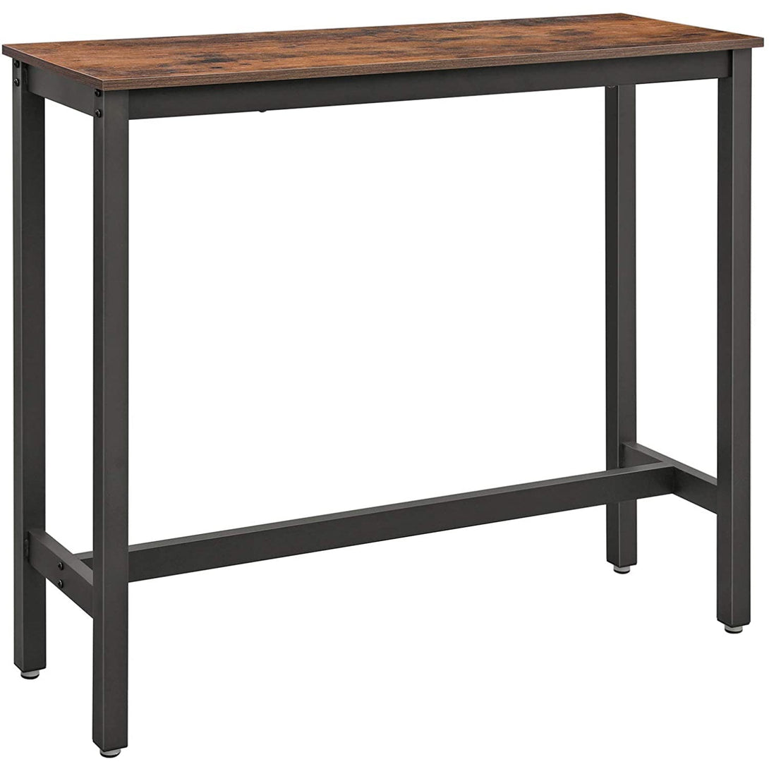 Barový stôl, 120 x 40 x 100 cm, vintage hnedý a čierny-Vashome.sk