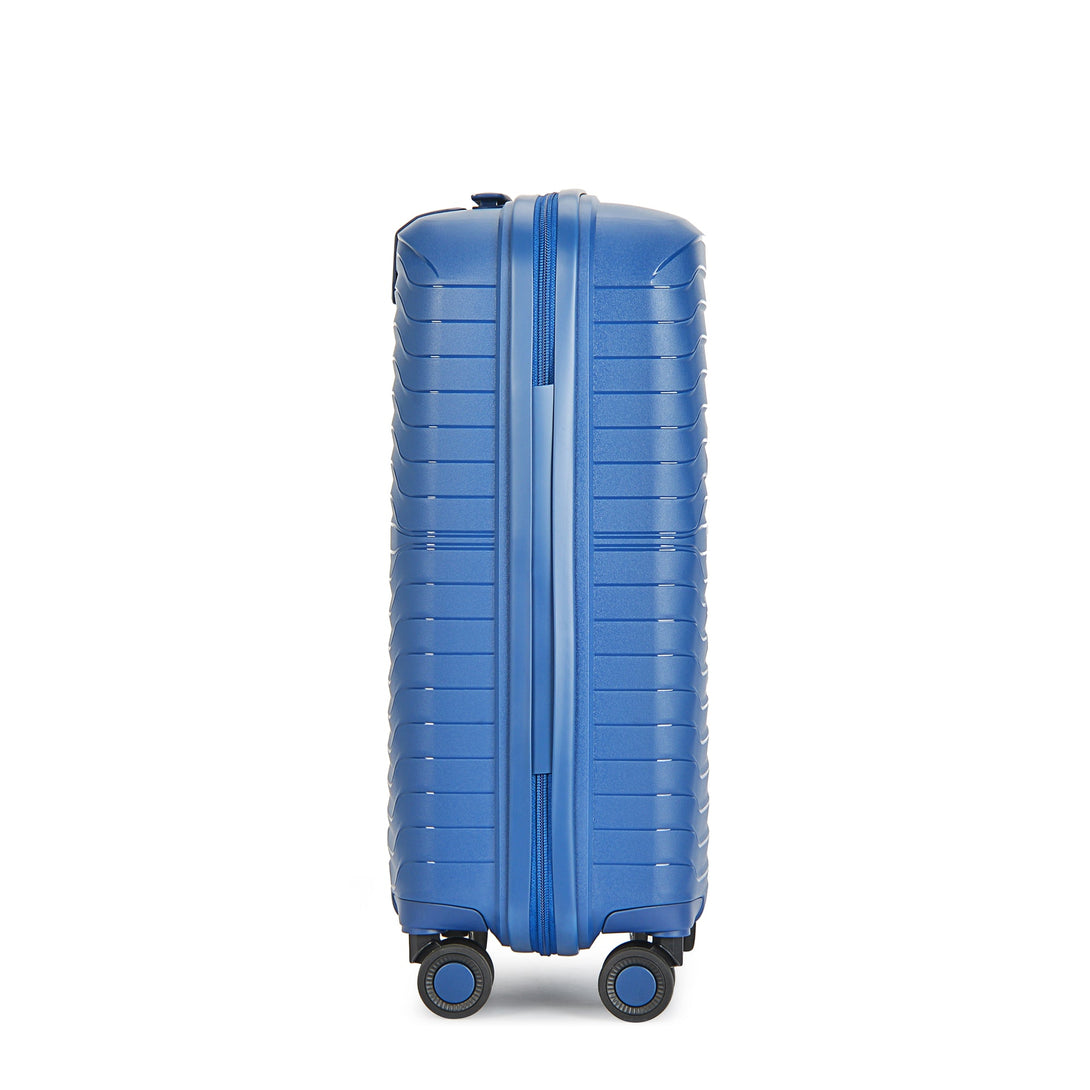 Bontour "City" 4-kolieskový kufor s TSA zámkom 67x44x25 cm, veľkosť M, modrý-Vashome.sk
