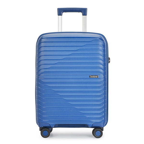 Bontour "City" 4-kolieskový kufor s TSA zámkom, veľkosť L 75x48x30 cm, modrý-Vashome.sk