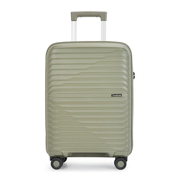 Bontour "City" 4-kolieskový kufor s TSA zámkom, veľkosť L 75x48x30 cm, zelený-Vashome.sk