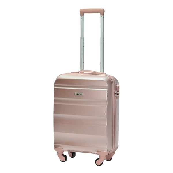 BONTOUR "Horizontal" 4-kolesový kabínový kufor 55x39x20 cm, RoseGold-Vashome.sk