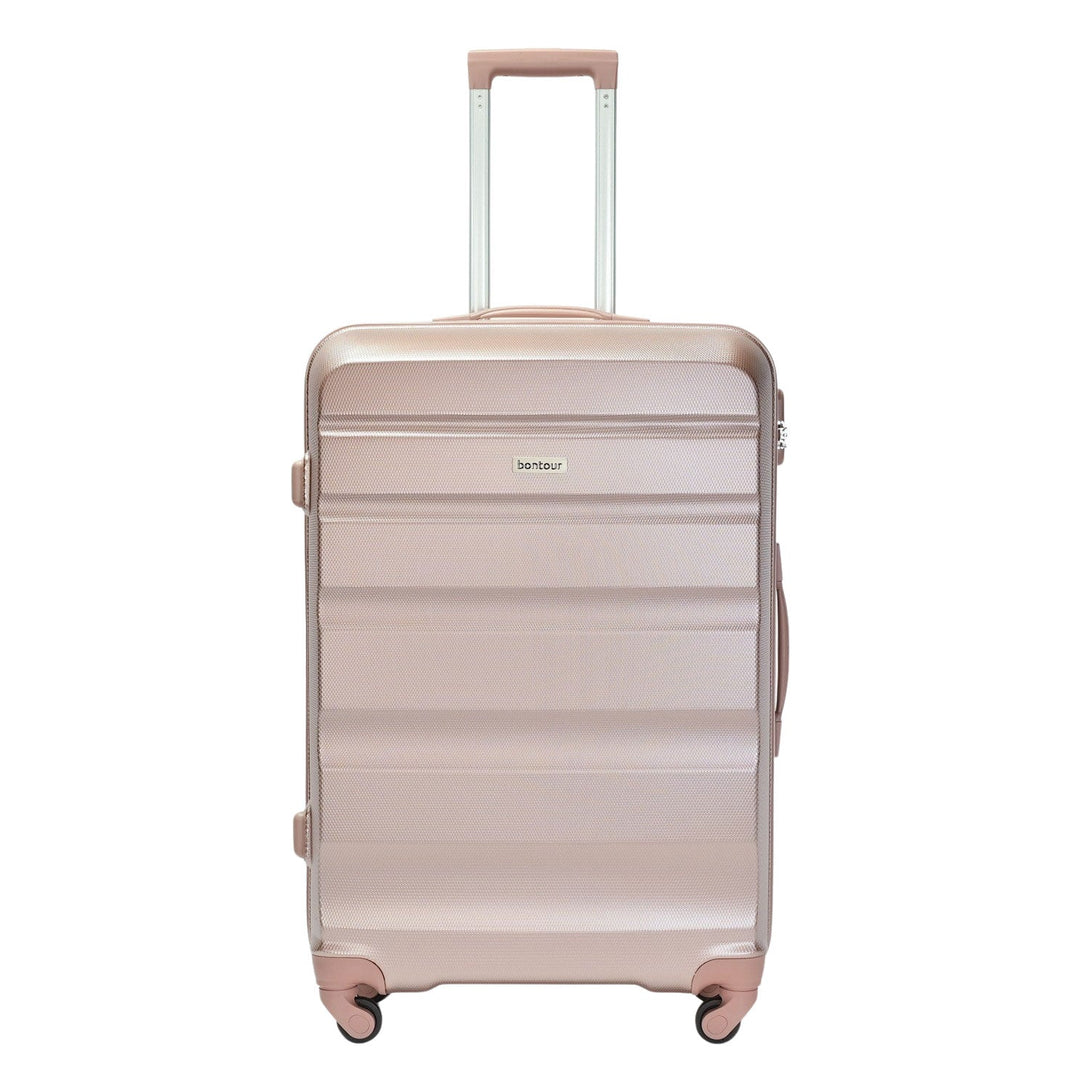 BONTOUR "Horizontal" Veľký kufor na 4 kolieskach 75x50x29 cm, veľkosť L, Rosegold-Vashome.sk