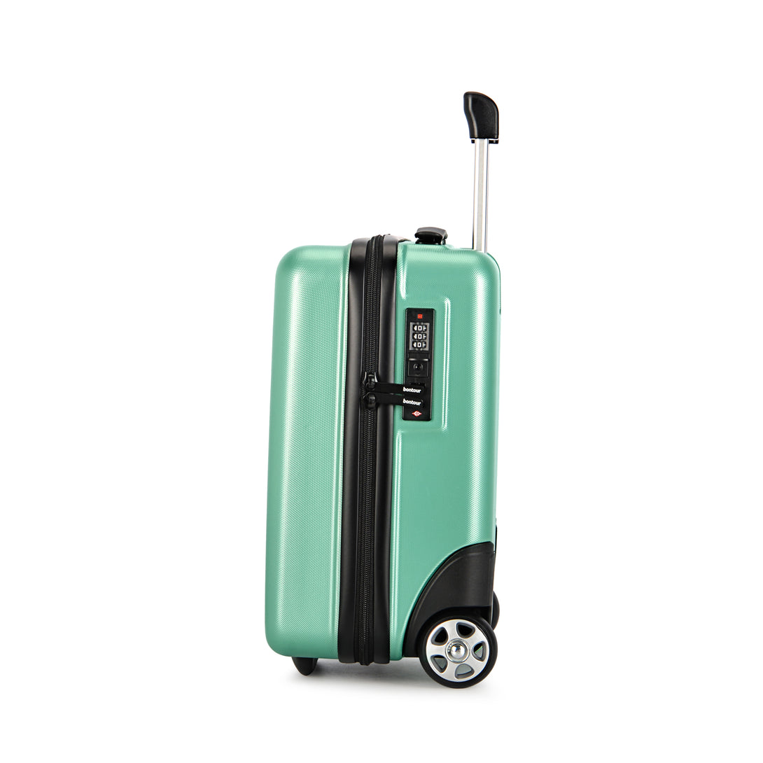 Bontour kabínový kufor 40x30x20cm, príručná batožina WIZZ AIR, púdrovo zelená-Vashome.sk