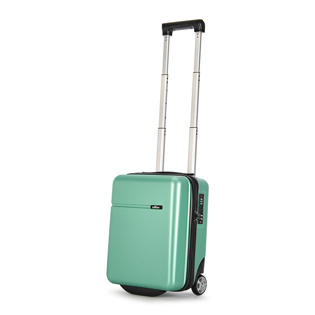 Bontour kabínový kufor 40x30x20cm, príručná batožina WIZZ AIR, púdrovo zelená-Vashome.sk