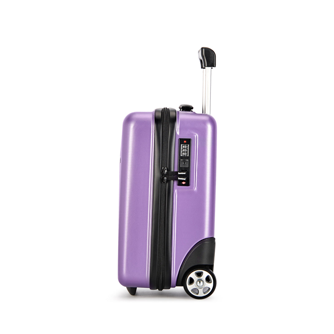 Bontour kabínový kufor 40x30x20cm, príručná batožina WIZZ AIR, ružovo fialová-Vashome.sk