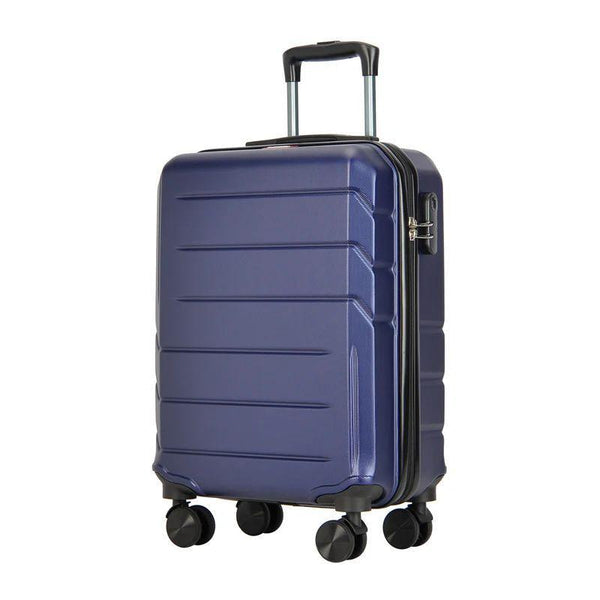 BONTOUR "Spinner" 4 kolieskový kabínový kufor 55×39×20 cm, modrý-Vashome.sk