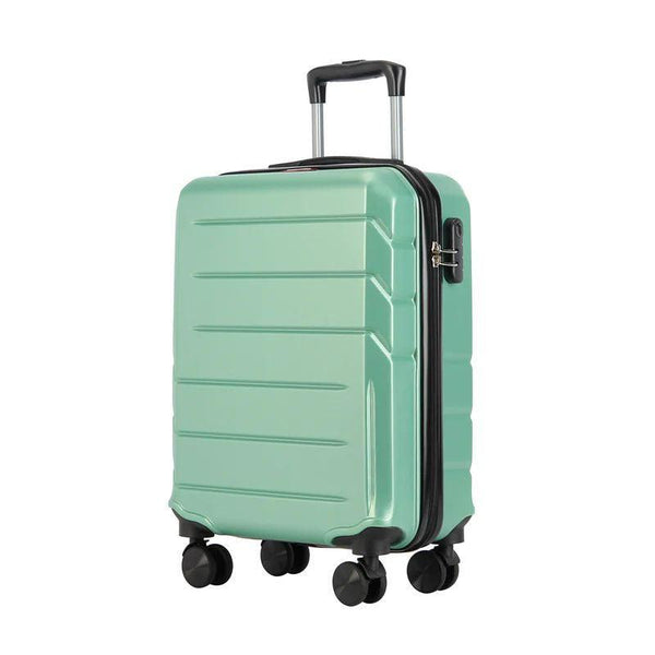 BONTOUR "Spinner" 4 kolieskový kabínový kufor 55×39×20 cm, púdrovo zelená-Vashome.sk
