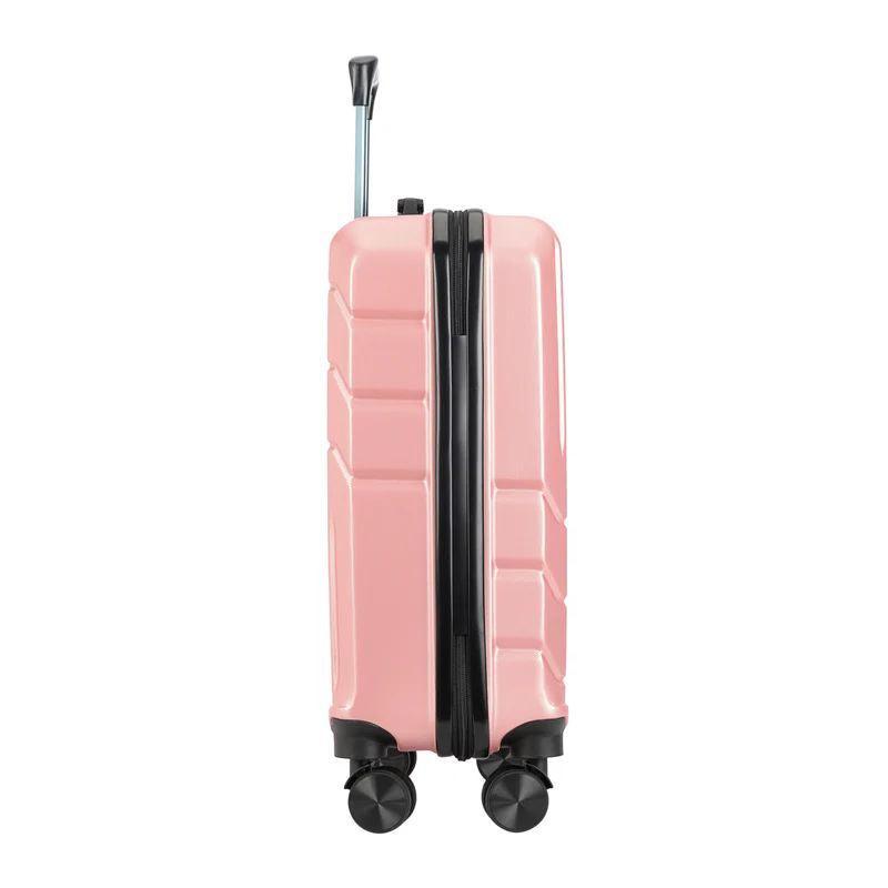 BONTOUR "Spinner" 4 kolieskový kabínový kufor 55×39×20 cm, Rose Gold-Vashome.sk