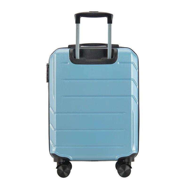 BONTOUR "Spinner" 4 kolieskový kabínový kufor 55×39×20 cm, ľadová modrá-Vashome.sk