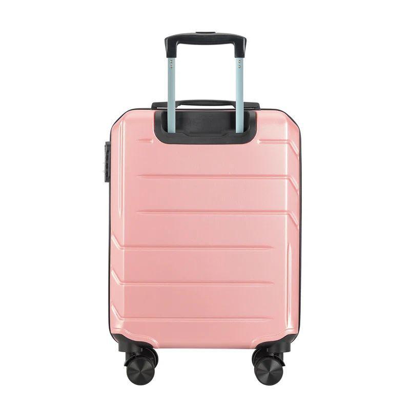 BONTOUR "Spinner" 4 kolieskový kabínový kufor 55×39×20 cm, Rose Gold-Vashome.sk