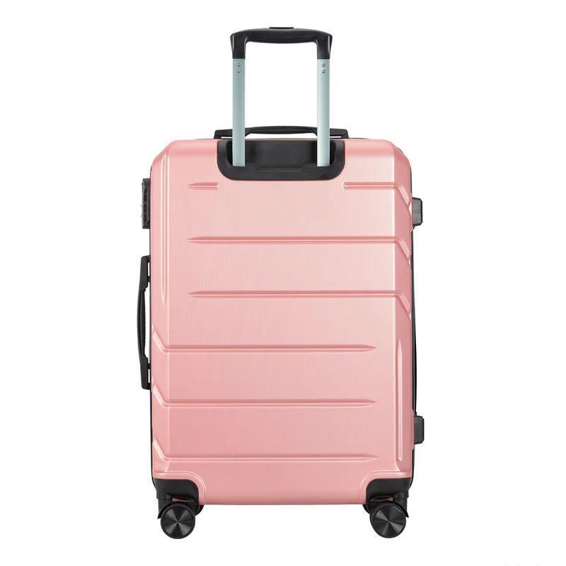 BONTOUR „SPINNER“ Stredne veľký kufor s dvojitými kolieskami M, Rose gold-Vashome.sk