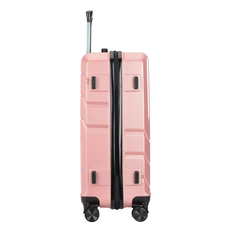 BONTOUR „SPINNER“ Stredne veľký kufor s dvojitými kolieskami M, Rose gold-Vashome.sk