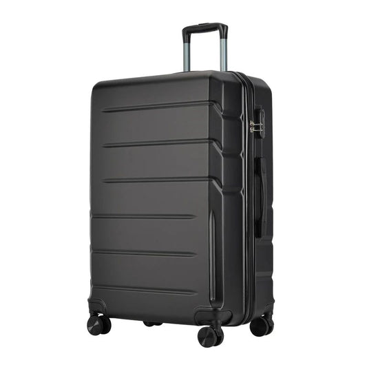 BONTOUR „SPINNER“ Veľký kufor s dvojitými kolieskami, veľkosť L, Čierny-Vashome.sk