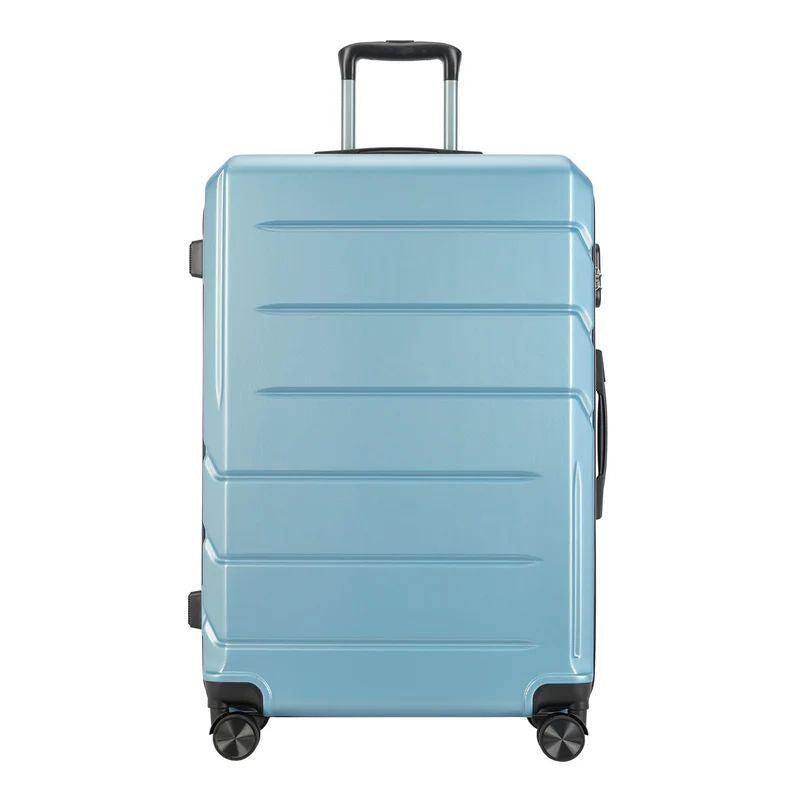 BONTOUR „SPINNER“ Veľký kufor s dvojitými kolieskami, veľkosť L, ľadovo modrý-Vashome.sk