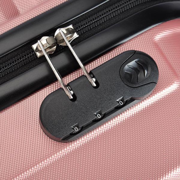BONTOUR „SPINNER“ Veľký kufor s dvojitými kolieskami, veľkosť L, Rose gold-Vashome.sk