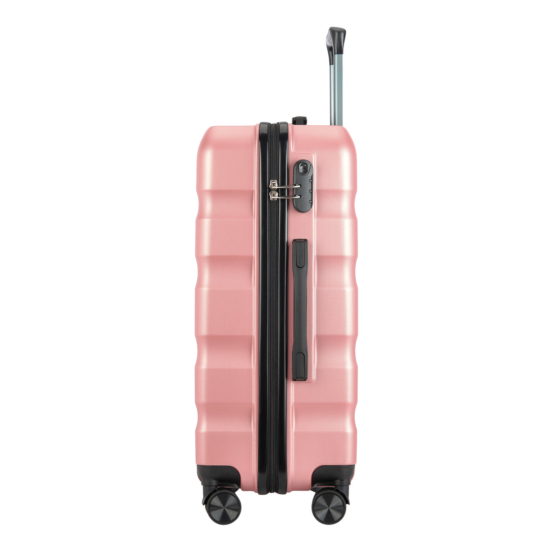 BONTOUR „WAVE“ stredne veľký kufor s dvojitými kolieskami, veľkosť M, rose gold-Vashome.sk