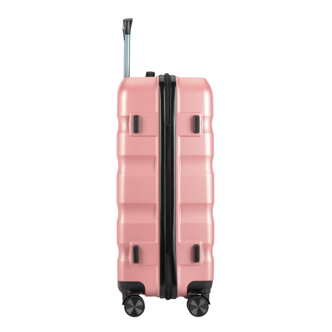 BONTOUR „WAVE“ stredne veľký kufor s dvojitými kolieskami, veľkosť M, rose gold-Vashome.sk