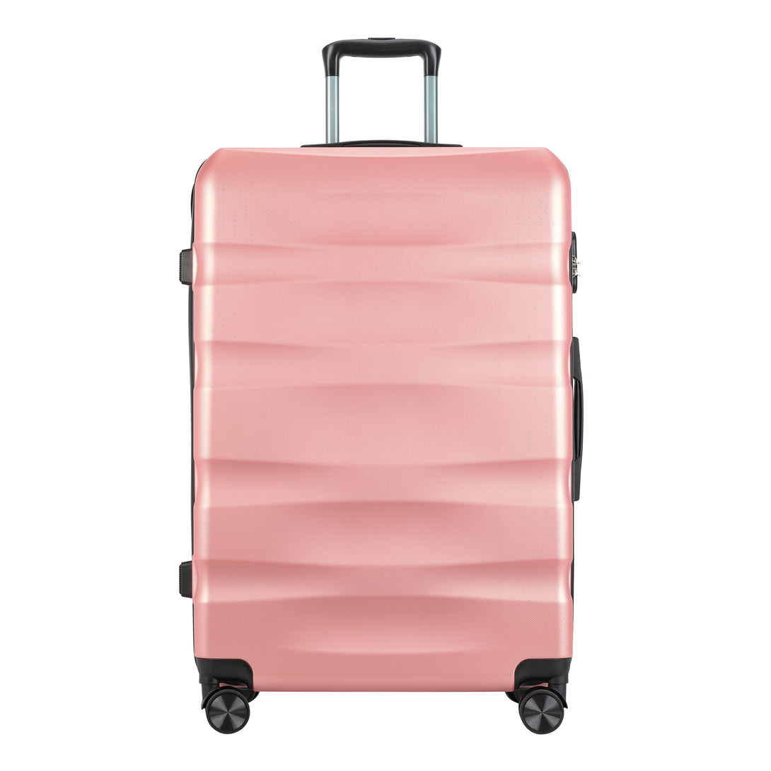 BONTOUR „WAVE“ veľký kufor s dvojitými kolieskami, veľkosť L, Rose gold-Vashome.sk