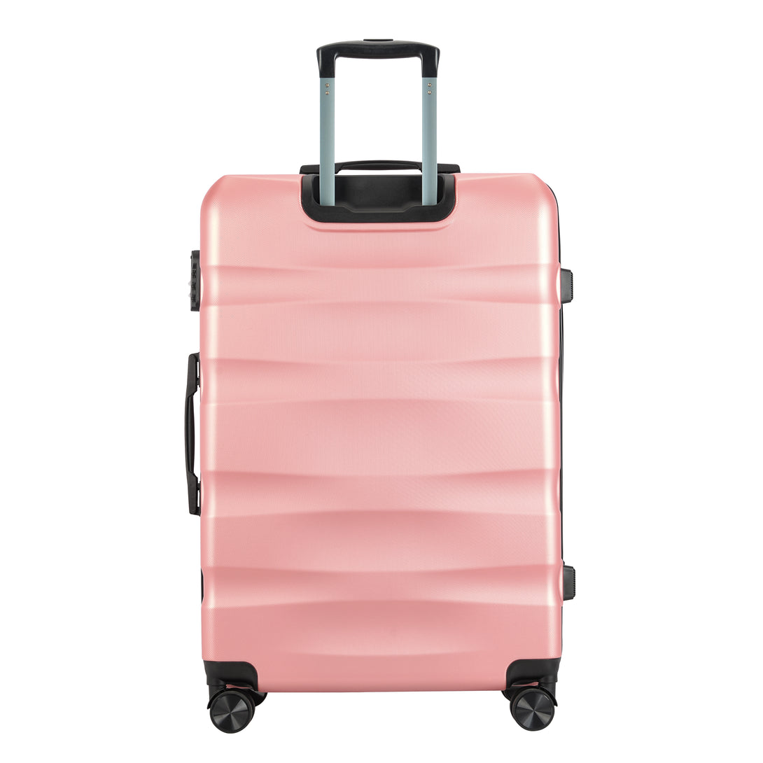 BONTOUR „WAVE“ veľký kufor s dvojitými kolieskami, veľkosť L, Rose gold-Vashome.sk