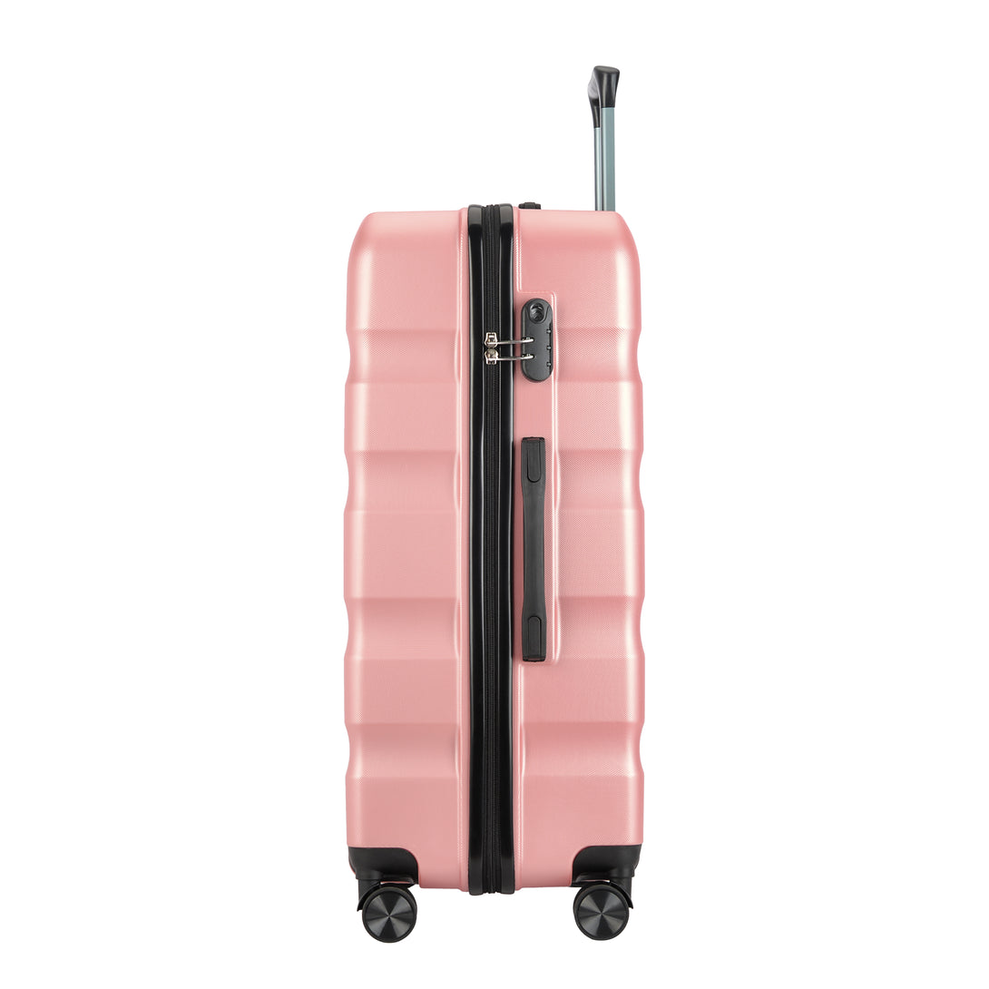 BONTOUR „WAVE“ veľký kufor s dvojitými kolieskami, veľkosť L, Rose gold-Vashome.sk