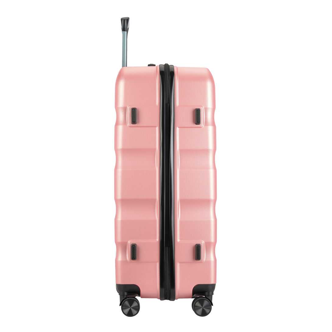BONTOUR „WAVE“ veľký kufor s dvojitými kolieskami, veľkosť L, Rose gold-Vashome.sk
