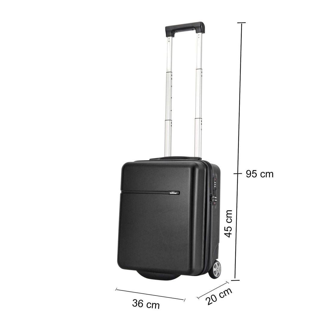 BONTOUR CabinOne EASYJET Kabínový kufor v čiernej farbe (45x36x20 cm)-Vashome.sk