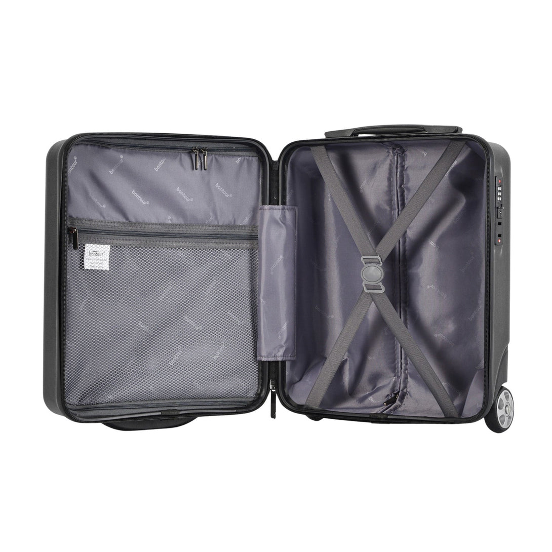 BONTOUR CabinOne EASYJET Kabínový kufor v čiernej farbe (45x36x20 cm)-Vashome.sk
