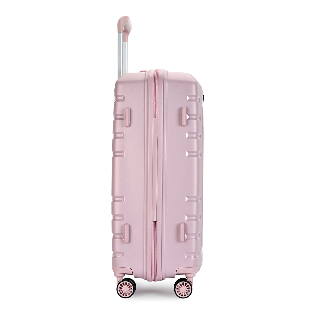 "CHARM" Sada 3 ks kufrov, 4-kolieskové s TSA zámkom, ružová | BONTOUR-Vashome.sk