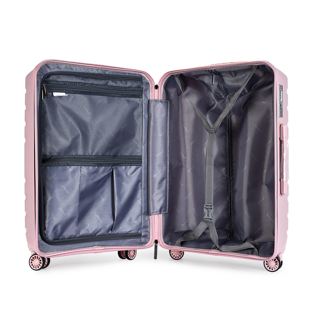 "CHARM" Sada 3 ks kufrov, 4-kolieskové s TSA zámkom, ružová | BONTOUR-Vashome.sk