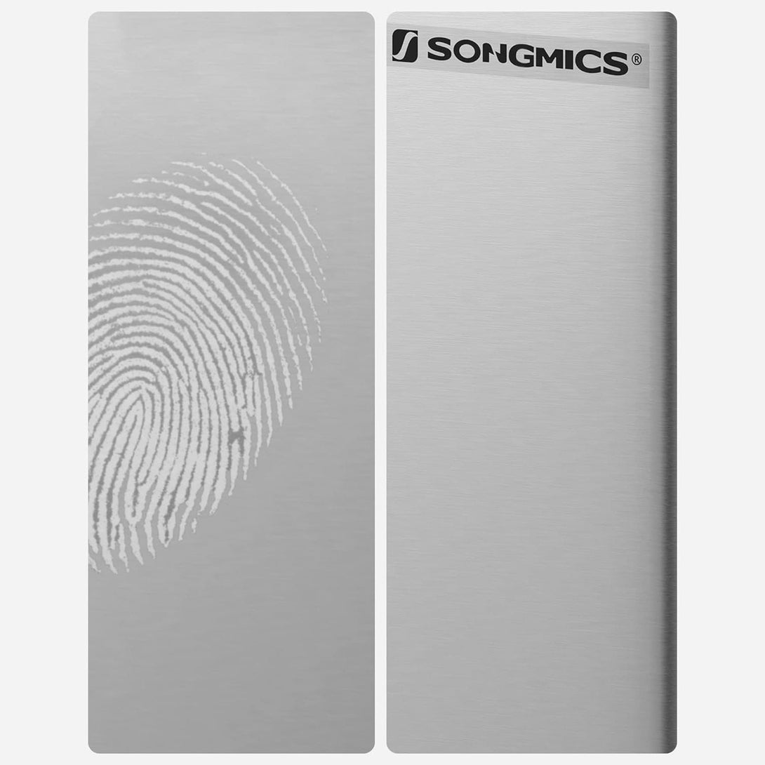 Dvojitý odpadkový kôš, 2 x 20 l kuchynský kôš, strieborná farba | SONGMICS-Vashome.sk