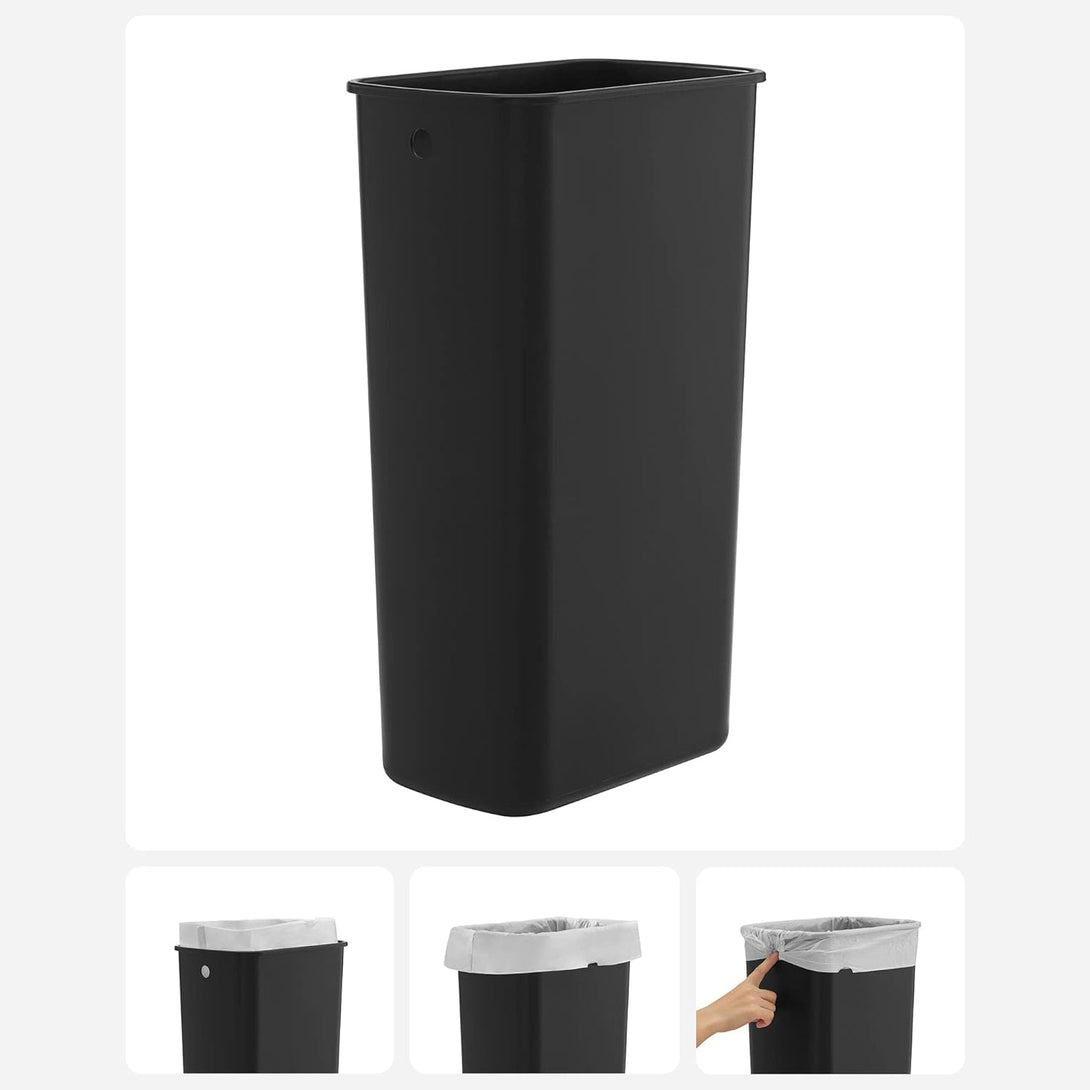 Dvojitý odpadkový kôš, 2 x 20 l kuchynský kôš, strieborná farba | SONGMICS-Vashome.sk