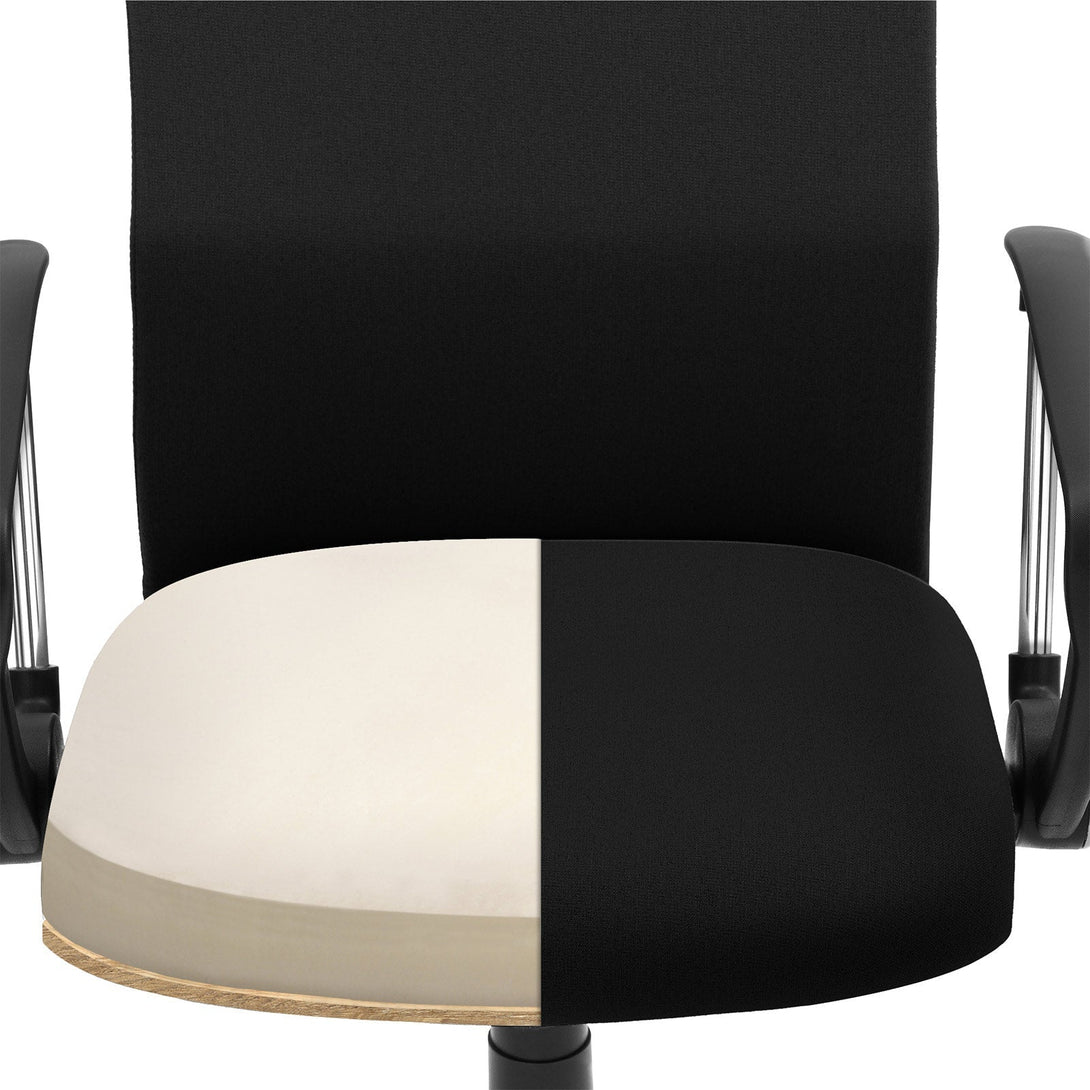 Ergonomická kancelárska stolička, 63 x (110-120) x 63 cm, čierna-Vashome.sk