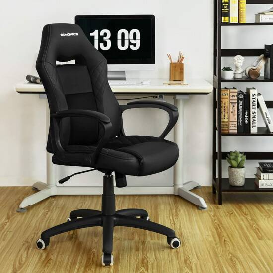 SONGMICS Ergonomická Gamer stolička, priedušná kancelárska stolička-Vashome.sk