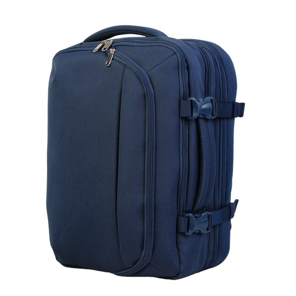 BONTOUR FlexiGo Rozšíriteľný batoh, veľkosť Wizz Air 40x30x20cm, Modrá-Vashome.sk
