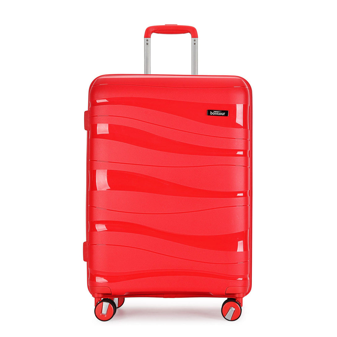 "Flow" kabínový kufor 4-kolieskový s TSA zámkom, červený| BONTOUR-Vashome.sk