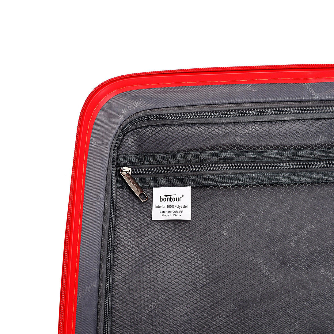"Flow" kabínový kufor 4-kolieskový s TSA zámkom, červený| BONTOUR-Vashome.sk