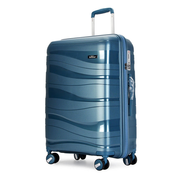 "Flow" kabínový kufor 4-kolieskový s TSA zámkom, ľadovo modrý | BONTOUR-Vashome.sk