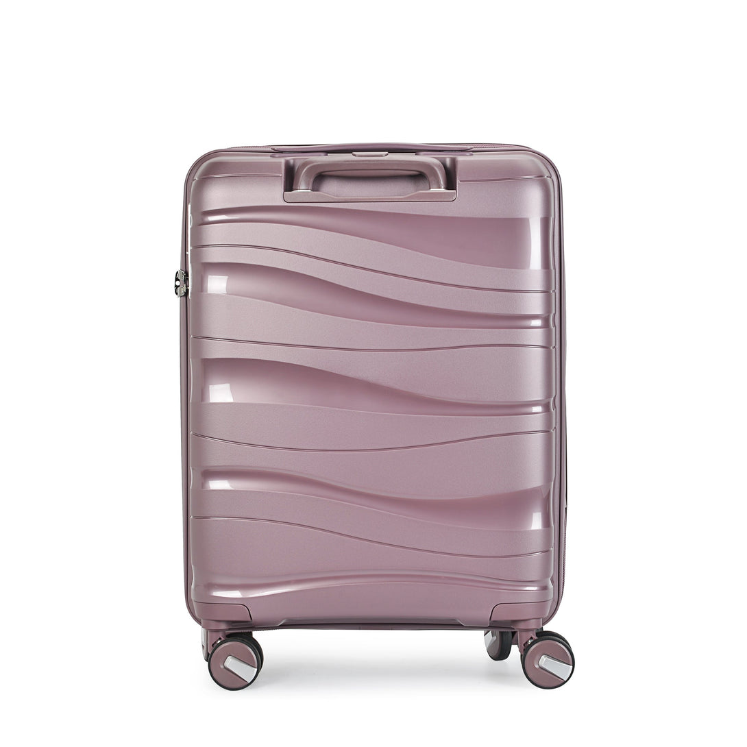 "Flow" sada 4-kolieskového kufra s TSA zámkom, levanduľovo fialová BONTOUR-Vashome.sk
