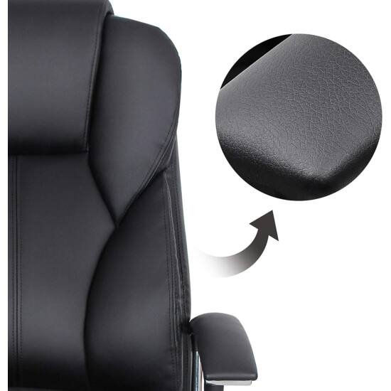 SONGMICS Kancelárska stolička zo syntetickej kože-Vashome.sk