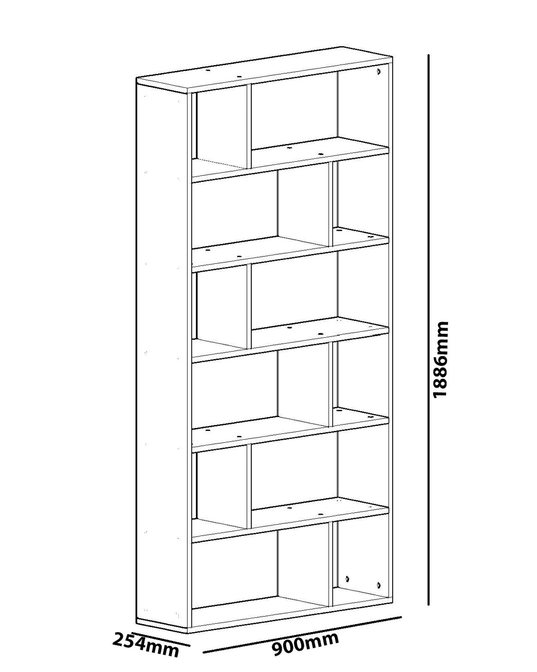 Könyvespolc Form-Vashome.sk
