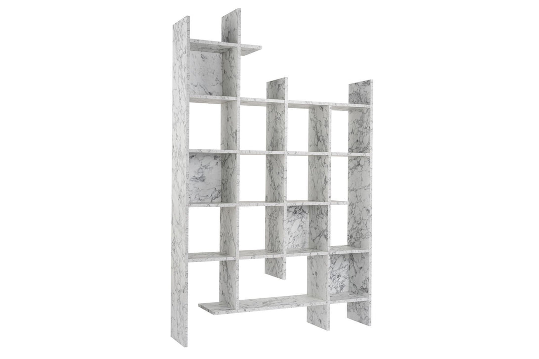 Könyvespolc Manco - Carrara Marble-Vashome.sk