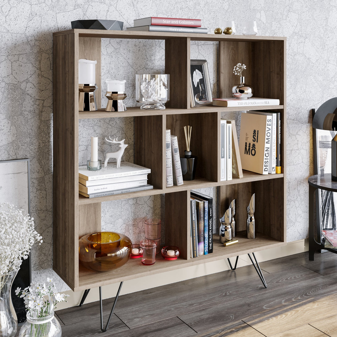 Könyvespolc Mistico - Walnut-Vashome.sk