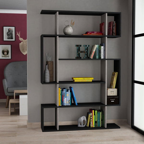 Könyvespolc Mito - Anthracite, Light Mocha-Vashome.sk