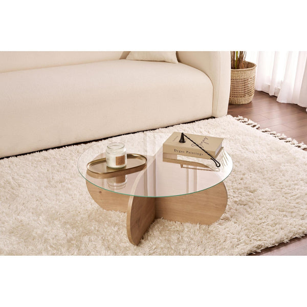 Konferenčný stôl Aeris - Sapphire Oak, Transparent-Vashome.sk