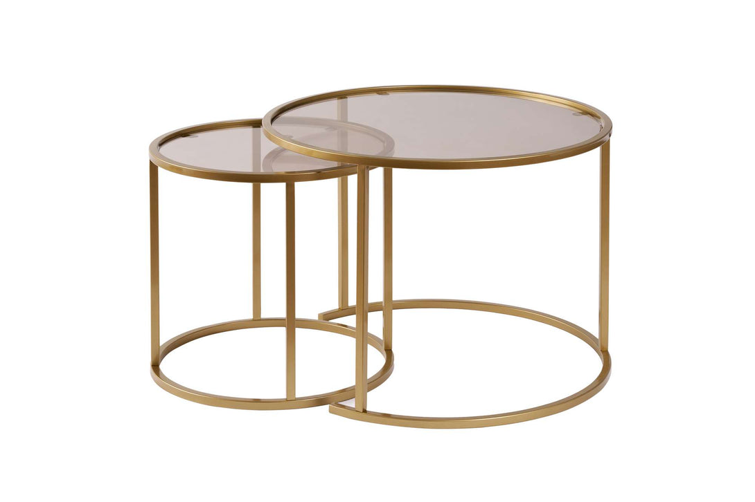 Konferenčný stôl Aurum - 60, 42 - Gold, Bronze-Vashome.sk