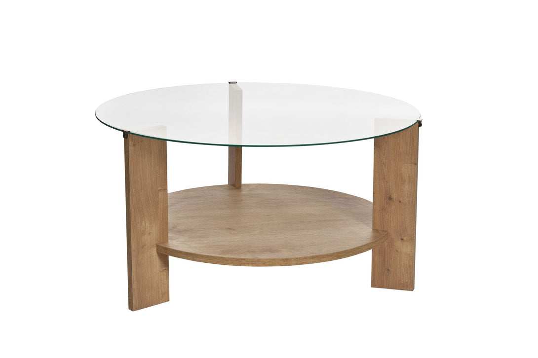 Konferenčný stôl Clara - Sapphire Oak, Transparent-Vashome.sk