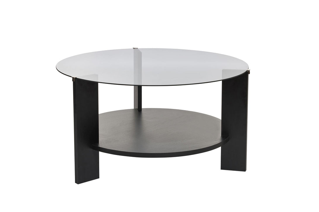 Konferenčný stôl Clara - Wood Black, Fume-Vashome.sk