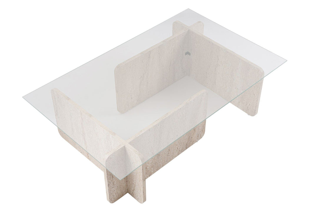 Konferenčný stôl Flavio - Travertine-Vashome.sk