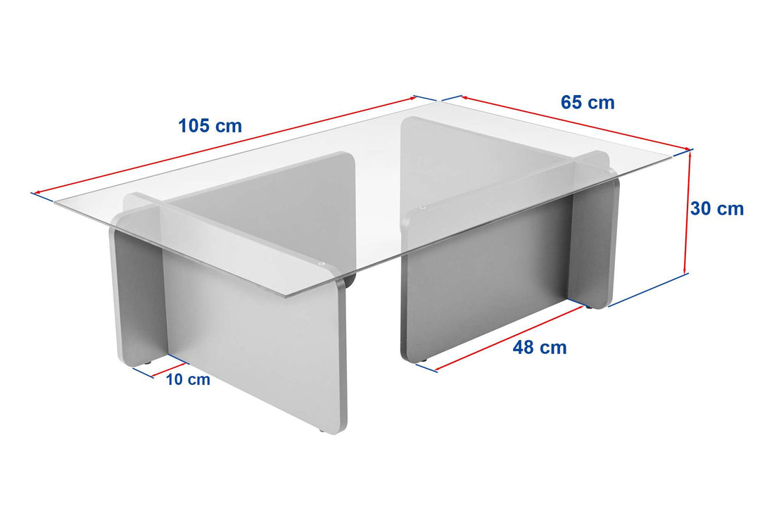 Konferenčný stôl Flavio - Wooden White-Vashome.sk